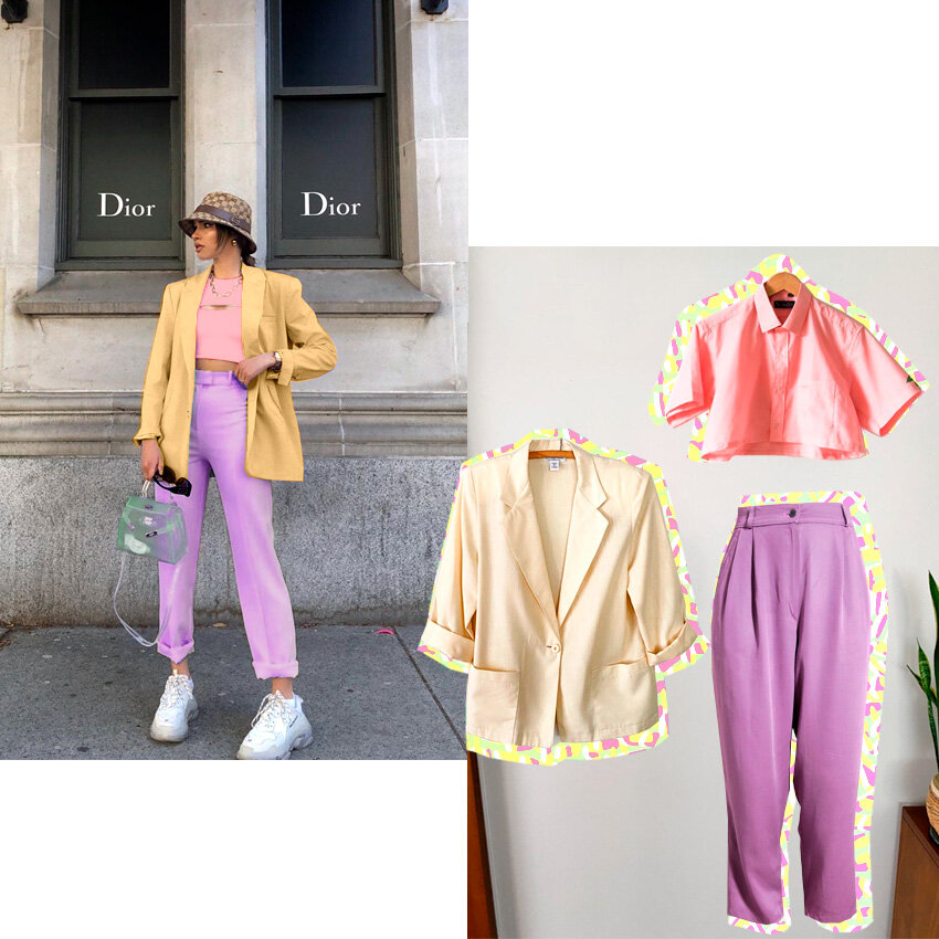https://www.nokillmag.com/wp-content/uploads/2021/11/etsy-vintage-80s-light-yellow-blazer-lilac-high-waisted-pants-salmon-pink-crop-shirt-sorbet-pastel-tones-2021-trend.jpg